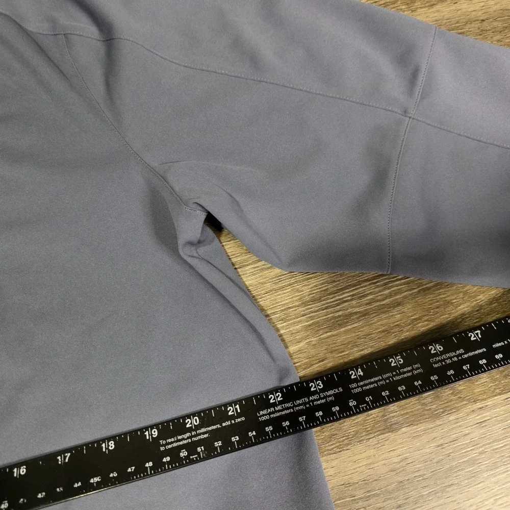 Adidas Mens Medium‎ Baseball Quarter Zip Pullover Grey Bungee Hem Athletic Top